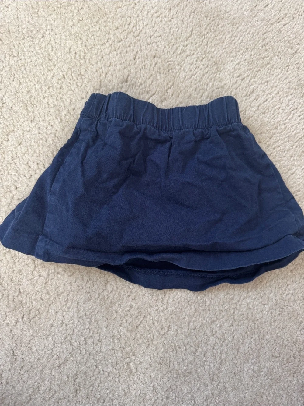 The Children's Place Navy Pleated Skort with Side Bow Detail size 3T